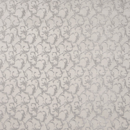 Uphill Climb Silver by Carole Designer Fabric Blue Steel 100% Polyester China 35,000 Wyzenbeek Double Rubs 11 1/4" V, 4 3/4" H 56" - Swanky Fabrics -