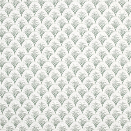 In The Spotlight Silver by Carole Designer Fabric Prisma 100% Cotton SPAIN 3 3/4" V, 1 1/2" H HD 54" - Swanky Fabrics -