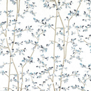 Carole Fabric Through The Trees Ice Blue
