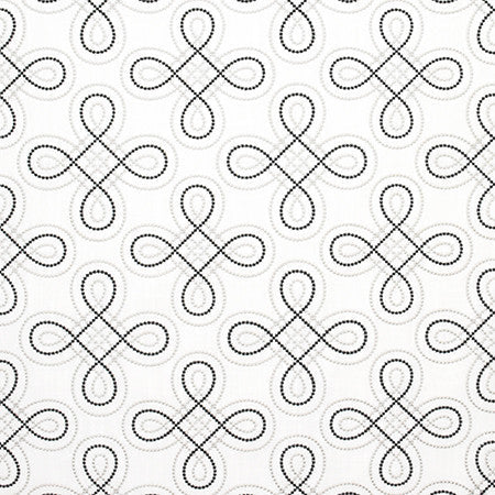 Keep On Coming Noir by Carole Designer Fabric Wallflower 76% Polyester, 24% Cotton INDIA N/A 9" V, 10 1/4" H 53" - Swanky Fabrics -