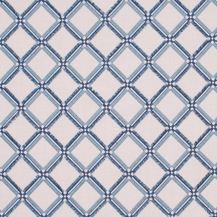 Diamonds Within Cerulean by Carole Designer Fabric Spearmint 42% Cotton, 42% Viscose, 16% Polyester India Passes 20,000 Double Rubs Wyzenbeek Horizontal: 4.5 and Vertical: 4.5 53.75 - Swanky Fabrics -