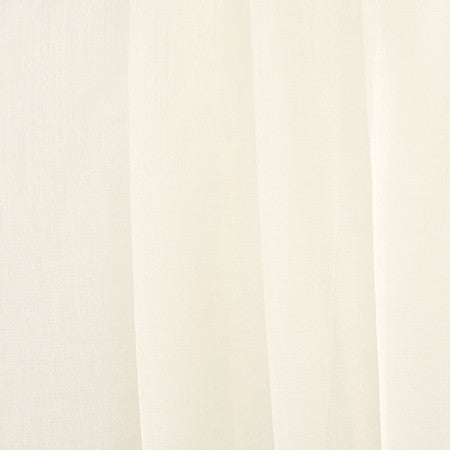 Gulf Coast Cream by Carole Designer Fabric Sheer Clarity,Sheer Clarity II,Sheer Basics III 100% Polyester Turkey N/A NONE 130" - Swanky Fabrics -