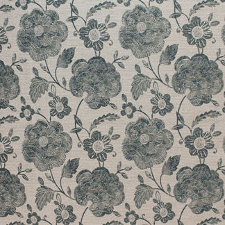Worn Path Sea Mist by Carole Designer Fabric Indigo Afterglow 100% POLYESTER-SOFTENED INDIA N/A </p><p>Repeat: 13 1/2" V, 13" H 55" - Swanky Fabrics -