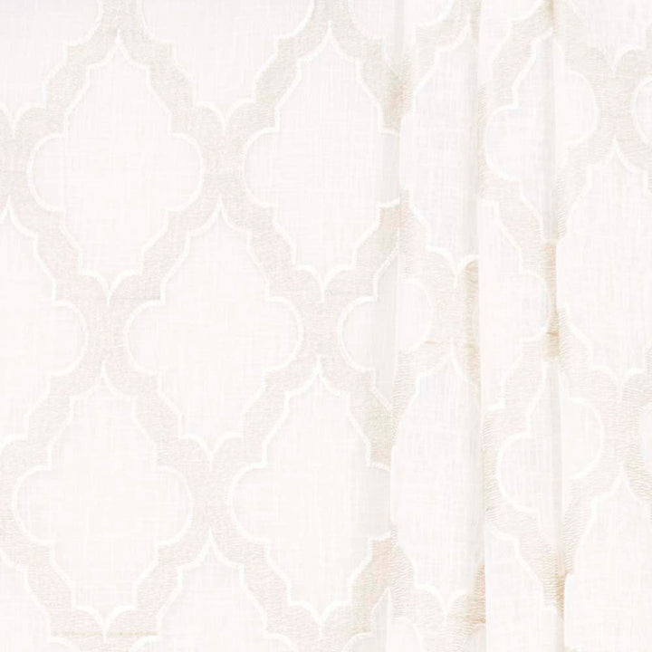 Entire Story Parchment by Carole Designer Fabric Sheer Intrigue 100% Polyester India N/A Horizontal: 6 and Vertical: 9.5 51 - Swanky Fabrics -