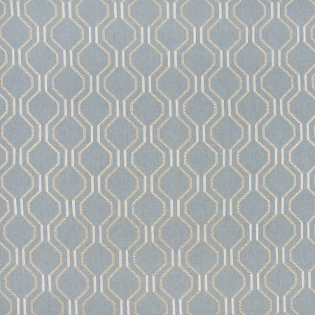 Dream Date Cornflower by Carole Designer Fabric MOUNTAIN SKY 52% Cotton, 48% Polyester India Passes 30,000 Double Rubs Wyzenbeek Horizontal: 6 1/4" and Vertical: 6 1/4" V 52" - Swanky Fabrics -