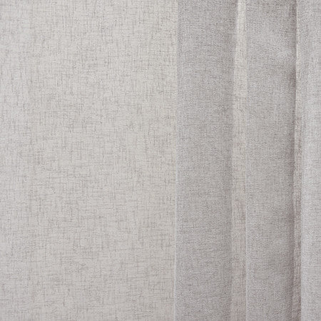 Northbound Chrome by Carole Designer Fabric Sheer Basics III 100% Polyester Turkey None 130" - Swanky Fabrics -