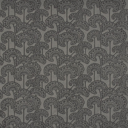 Uncommon Grounds Grey by Carole Designer Fabric Artisan 54% Linen, 46% Cotton INDIA 5 1/2" V, 7 1/4" H 54" - Swanky Fabrics -