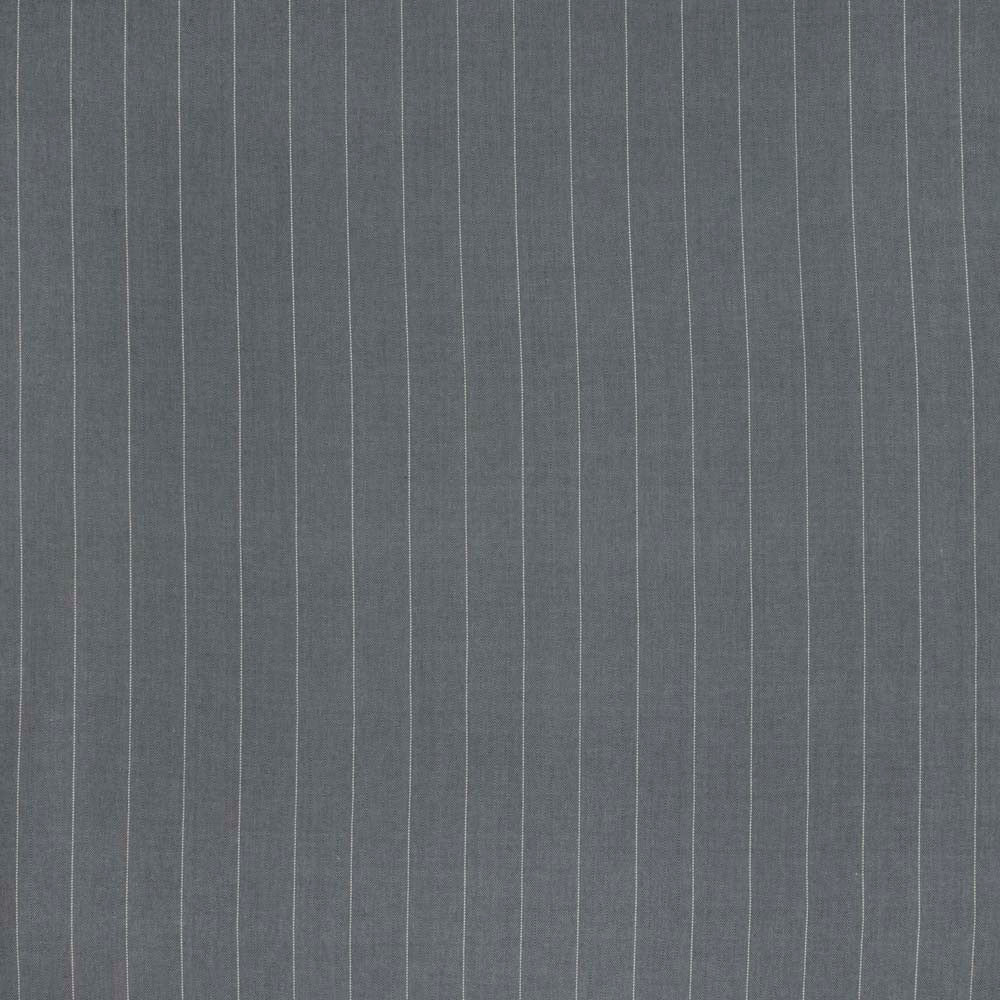 Bluesy Stripe Slate by Carole Designer Fabric In Tune 100% Cotton India Passes 15,000 Double Rubs Wyzenbeek Horizontal: 2375 and Vertical: 0 54 - Swanky Fabrics -