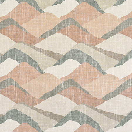Taken Up Adobe by Carole Designer Fabric Harvest 36% Polyester, 26% Cotton, 22% Viscose, 16% Linen China 13 1/2" V, 13 1/2" H 55" - Swanky Fabrics -