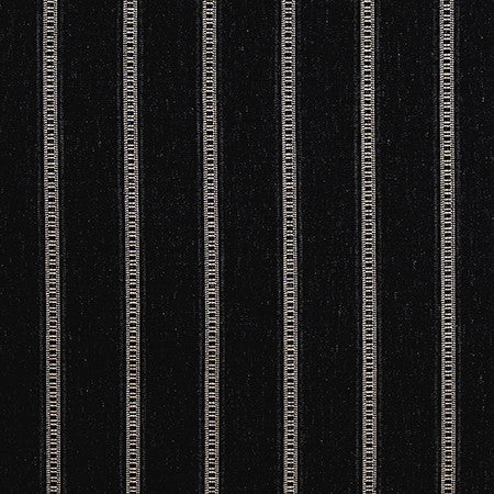 Long Haul Onyx by Carole Designer Fabric Go West 89% Polyester, 7% Cotton, 4% Linen 51,000 Wyzenbeek Double Rubs 3/8" V, 2 5/8" H 56" - Swanky Fabrics -