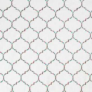 Carole Fabric River Current Aqua Blossom