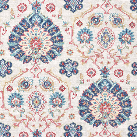Traditions Of Multi by Carole Designer Fabric Harvest 75% Cotton, 25% Linen Pakistan 27" V, 27" H HD 54" - Swanky Fabrics -