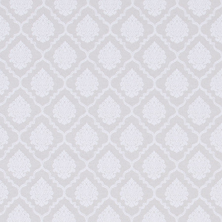 Family Crest Sterling by Carole Designer Fabric Ash Oak 65% Polyester, 25% Cotton, 10% Acrylic Spain 21,000 Martindale Circular Rubs 4 1/2" V, 3 1/2" H 55" - Swanky Fabrics -