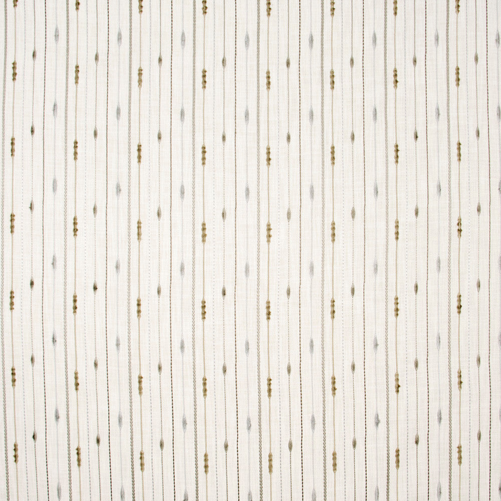 In A Row Chrome by Carole Designer Fabric Haven 100% Polyester India Passes 30,000 Double Rubs Wyzenbeek Horizontal: 525 and Vertical: 625 52.75 - Swanky Fabrics -