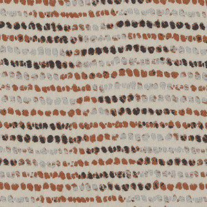 Carole Fabric Cool Beans Rust