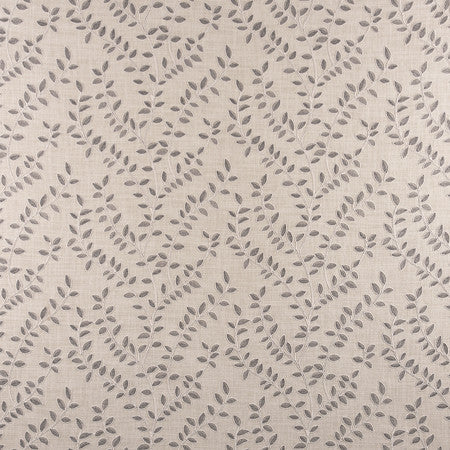 Reaching High Pearl Grey by Carole Designer Fabric From The Heart 100% Polyester India 51,000 Wyzenbeek Double Rubs 9 1/2" V, 13" H 52" - Swanky Fabrics -