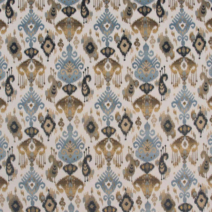 Last Note Indigo by Carole Designer Fabric Desert Wanderer 100% Polyester China N/A Horizontal: 1475 and Vertical: 15125 57 - Swanky Fabrics -
