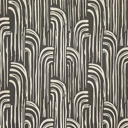 Water Works Cinder by Carole Designer Fabric Earth & Stone Base: 100% Cotton, Embr: 73% Cotton, 27% Polyester India N/A 15 3/8" V, 16 1/2" H 50.375" - Swanky Fabrics -