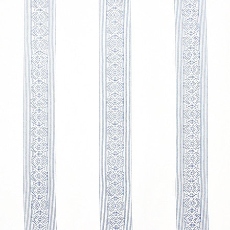 Sleek Street Sapphire by Carole Designer Fabric Artisan 54% Linen, 46% Cotton INDIA 7,000 Martindale Circular Rubs 2" V, 6 1/4" H 54" - Swanky Fabrics -