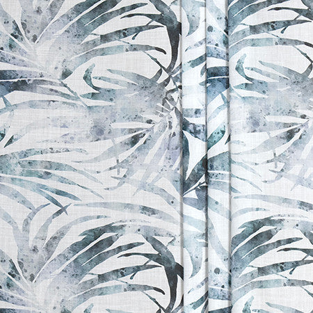 Invigorated Ocean by Carole Designer Fabric Sheer Impressions 51% Recycled Polyester, 49% Polyester N/A 18 7/8" V, 24 3/8" H 118" - Swanky Fabrics -