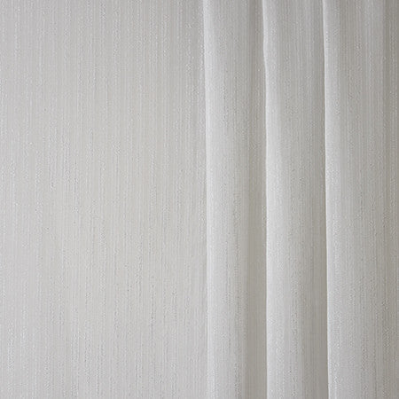 Uplifting White by Carole Designer Fabric Sheer Philosophy 100% Polyester Turkey N/A None 124" - Swanky Fabrics -