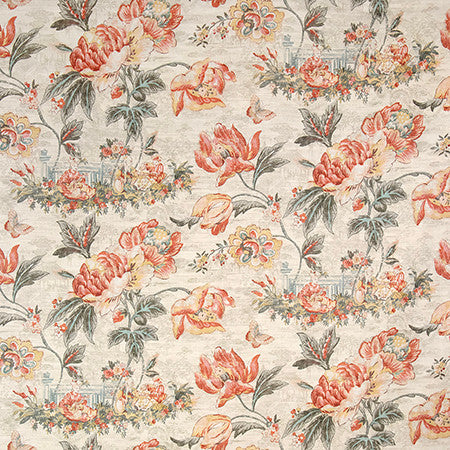 Sit Together Shell by Carole Designer Fabric English Garden 75% Cotton, 25% Linen 15,000 Wyzenbeek Double Rubs 25 1/4" V, 27" H HD 54" - Swanky Fabrics -