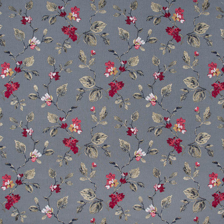 Never Leave Lipstick by Carole Designer Fabric Geranium 52% Polyester, 48% Cotton India 18 7/8" V, 17" H 51" - Swanky Fabrics -
