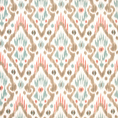 Trade Show Desert by Carole Designer Fabric Geranium 70% Viscose, 30% Linen Spain Passes 30,000 Double Rubs Wyzenbeek </p><p>Repeat: 26 1/2" V, 13 1/2" H 54" - Swanky Fabrics -