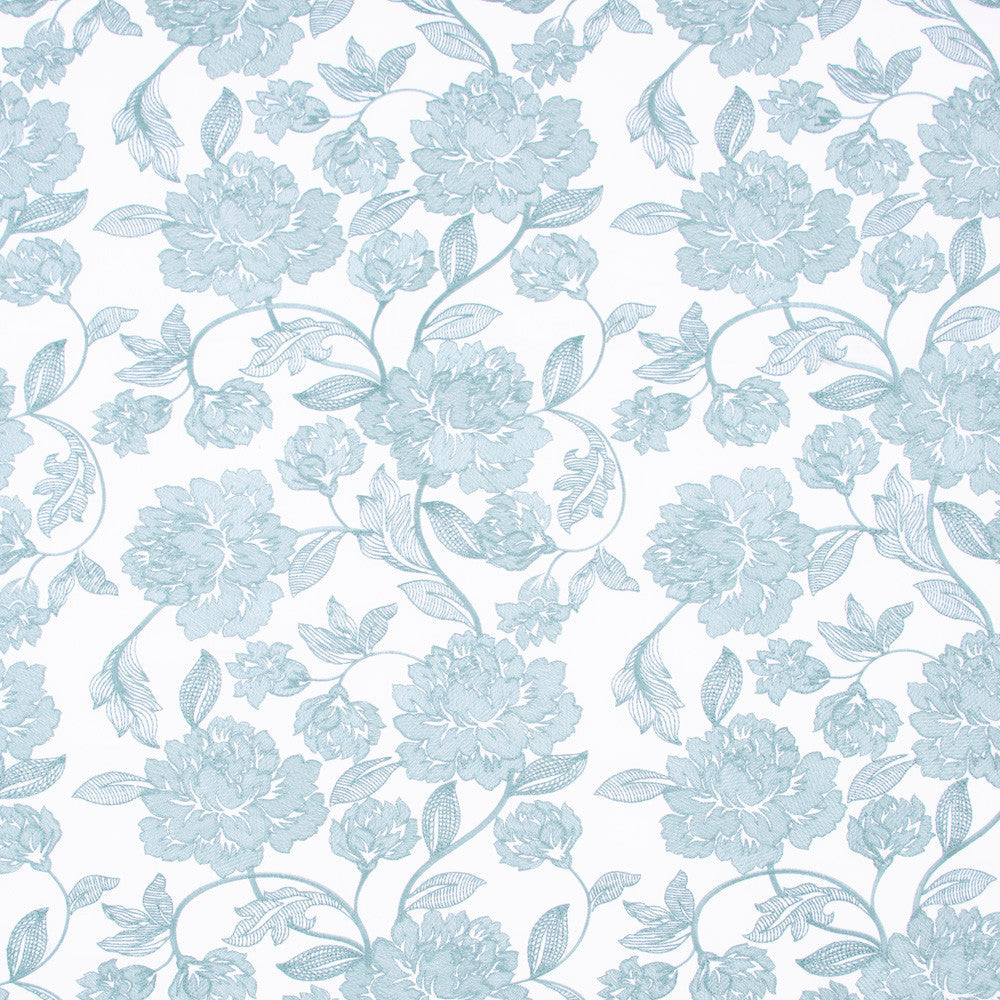 Easy Summer Spa by Carole Designer Fabric Spearmint 100% Polyester India N/A Horizontal: 17 and Vertical: 18.5 51.5 - Swanky Fabrics -