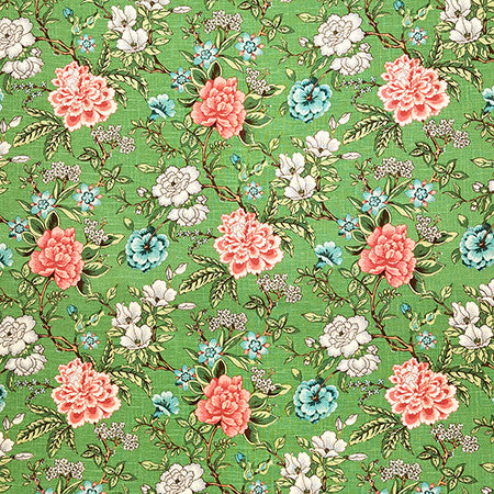 Common Courtesy Garden by Carole Designer Fabric First Impressions 55% Linen, 45% Viscose S Korea 24 1/4" V, 13 1/2" H HD 54.75" - Swanky Fabrics -