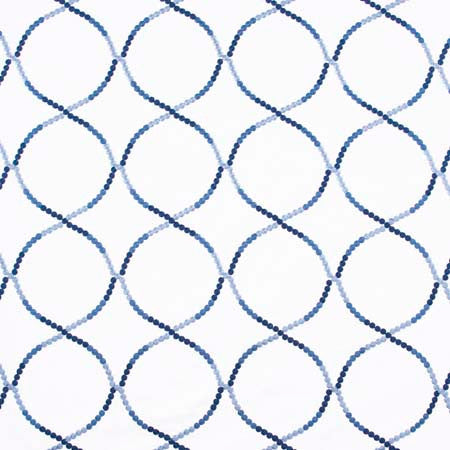 So Irresistible Pool by Carole Designer Fabric Modern Edge 70% Cotton, 30% Rayon India N/A Horizontal: 7 1/4" and Vertical: 7 5/8" V 51" - Swanky Fabrics -