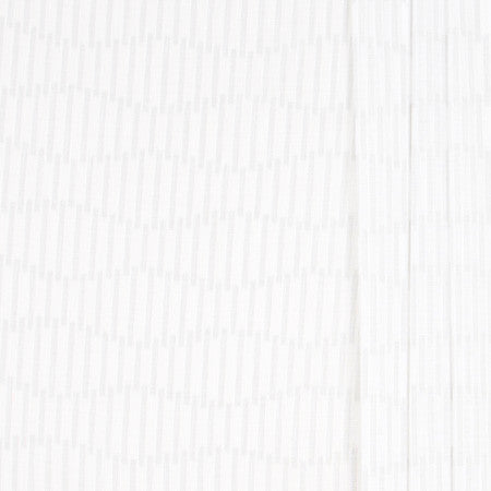 Flip Flop White by Carole Designer Fabric Sheer Marvel 100% Polyester TURKEY N/A 5 5/8" V, 8" H 118" - Swanky Fabrics -
