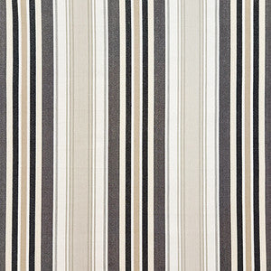Carole Fabric Beachside Stripe Charcoal