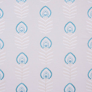 Carole Fabric Peacock Feather Teal