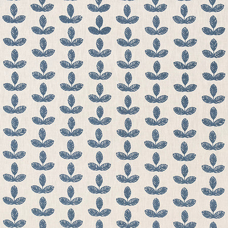 Charlotte Chambray by Carole Designer Fabric English Garden Base: 52% Polyester, 48% Cotton Embr: 100% Cotton 60,000 Wyzenbeek Double Rubs 1 1/2" V, 3 7/8" H 54*" - Swanky Fabrics -