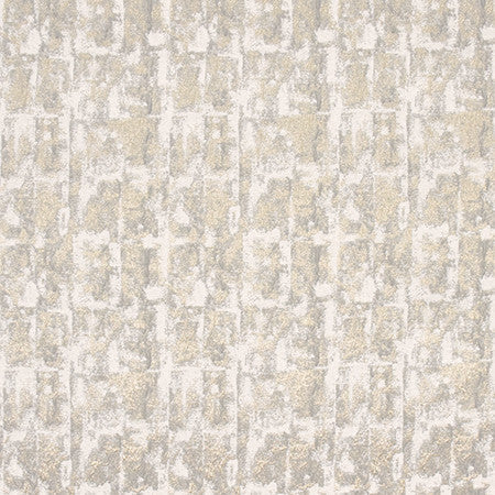 Stand Out Silver by Carole Designer Fabric Radiance 86% Polyester, 14% Viscose India N/A 10 1/4" V, 6 3/4" H 54" - Swanky Fabrics -