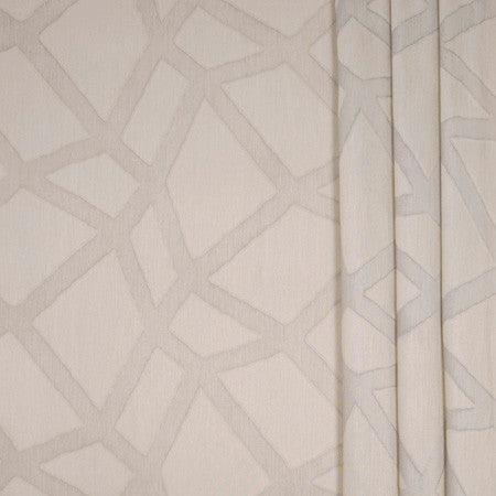 Pieced Together Fog by Carole Designer Fabric Sheer Marvel 100% Polyester TURKEY N/A </p><p>Repeat: 15 7/8" V, 15" H 118" - Swanky Fabrics -