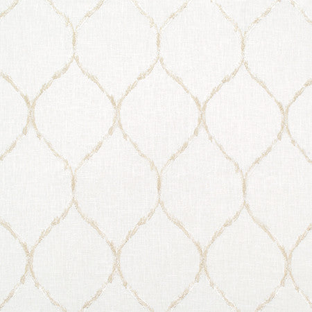 As You Go Pearl by Carole Designer Fabric Moonstone 52% Cotton, 25% Rayon, 18% Polyester, 5% Linen India 7 1/2" V, 4 1/4" H 52" - Swanky Fabrics -
