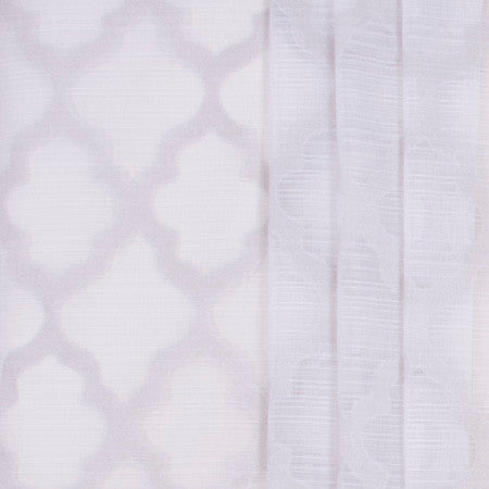 Framed Out Ash by Carole Designer Fabric Sheer Marvel 100% Polyester TURKEY N/A 7 5/8" V, 5 1/8" H 118" - Swanky Fabrics -