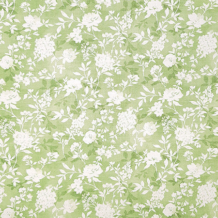Calming Breath Leaf by Carole Designer Fabric Evergreen 75% Cotton, 25% Linen-Soil Repellent Pakistan 17,000 WYZENBEEK DOUBLE RUBS 25" V, 13 1/4" H HD 54" - Swanky Fabrics -