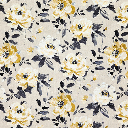 Trust Your Heart Tuscan by Carole Designer Fabric Evergreen 100% Polyester India 25" V, 13 1/2" H HD 55" - Swanky Fabrics -