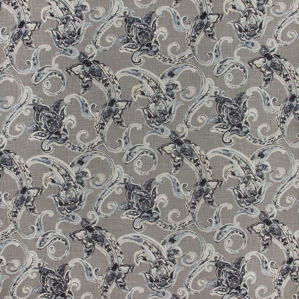 Showstopping Flannel by Carole Designer Fabric Fountain Gate 55% Linen, 45% Viscose China Passes 15,000 Double Rubs Wyzenbeek Horizontal: 275 and Vertical: 24 54 - Swanky Fabrics -