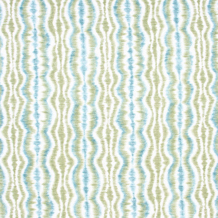 Make Waves Everglade by Carole Designer Fabric Lemongrass 100% Cotton USA Passes 15,000 Double Rubs Wyzenbeek Horizontal: 13 1/2" and Vertical: 25 1/4" V 54" - Swanky Fabrics -