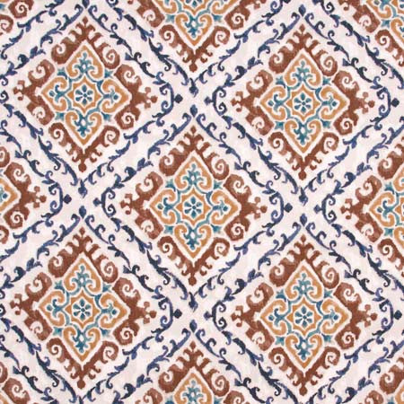 Hold The Trust Saddle by Carole Designer Fabric Red Sea 100% Cotton -SR Pakistan 30,000 Wyzenbeek Double Rubs 18" V, 17 3/4" H HD 55" - Swanky Fabrics -
