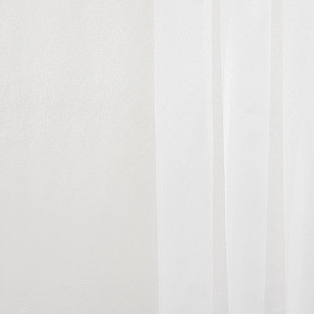Holding On White by Carole Designer Fabric Sheer Basics III 100% Polyester Turkey N/A None 130" - Swanky Fabrics -