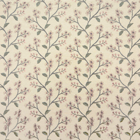 Flowering Trees Petal by Carole Designer Fabric Sunset Serenade Base: 71% Polyester, 29% Cotton Embr: 100% Polyester India 9 1/4" V, 12 3/4" H 52 1/2"" - Swanky Fabrics -