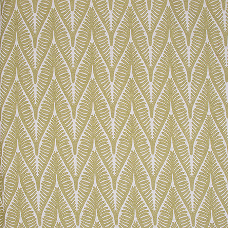 Silver Brake Fern by Carole Designer Fabric Lemongrass 62% Polyester, 38% Cotton India Passes 50,000 Double Rubs Wyzenbeek Horizontal: 6 7/8" and Vertical: 6 3/4" V 54" - Swanky Fabrics -