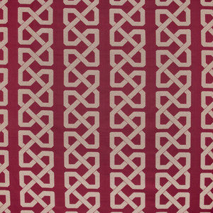 Carole Fabric Grand Cable Crimson