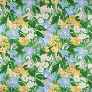 Carole Fabric Grand Scheme Bluebell
