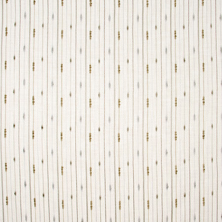 In A Row Chrome by Carole Designer Fabric Haven 100% Polyester India Passes 30,000 Double Rubs Wyzenbeek 6 1/4" V, 5 1/4" H 52.75" - Swanky Fabrics -